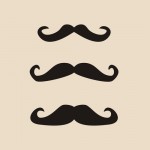 Three types of moustaches